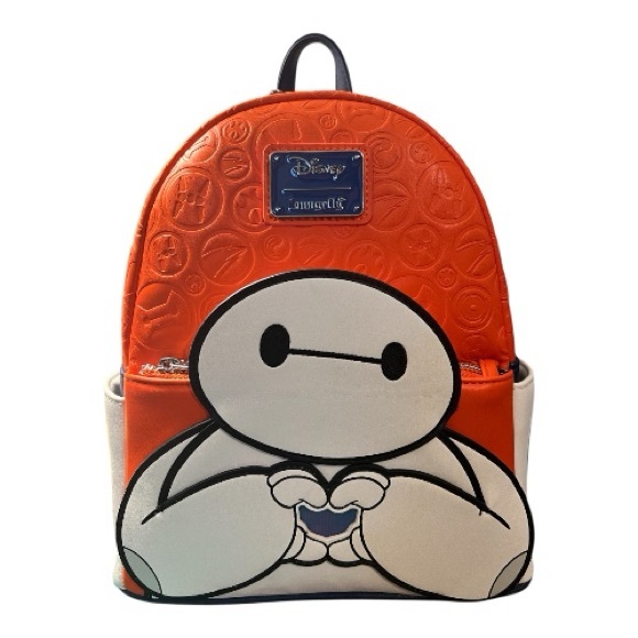 Disney Loungefly Baymax Lenticular Heart Backpack - Picture 2 of 10